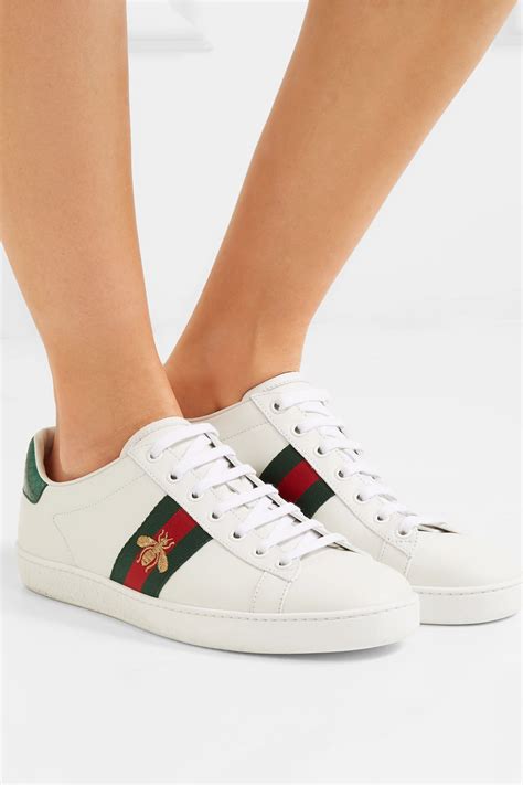 gucci women's ace bee|Gucci ace bee platform sneakers.